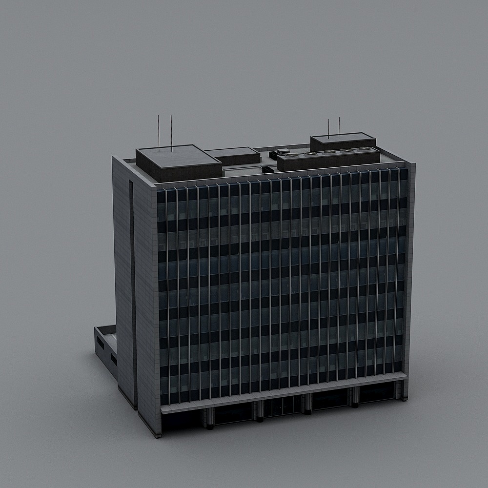 Urban Eye 3D model - Low Poly Modern Architecture