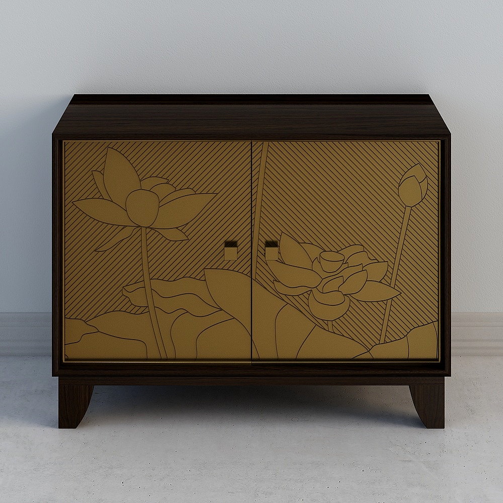 Custom Lotus Cabinet