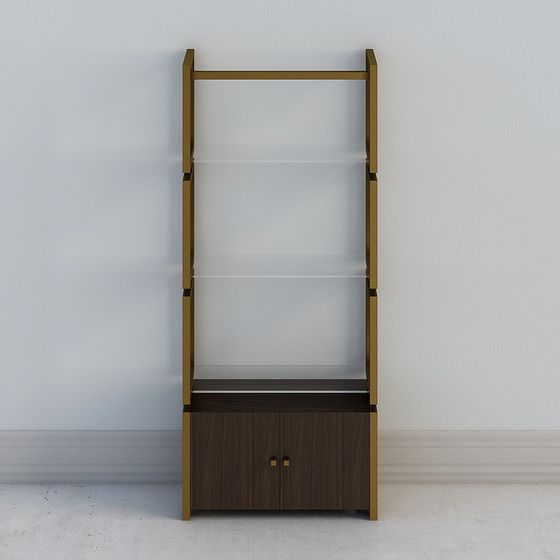 Urban Bookshelf 3D model for Modern Interiors