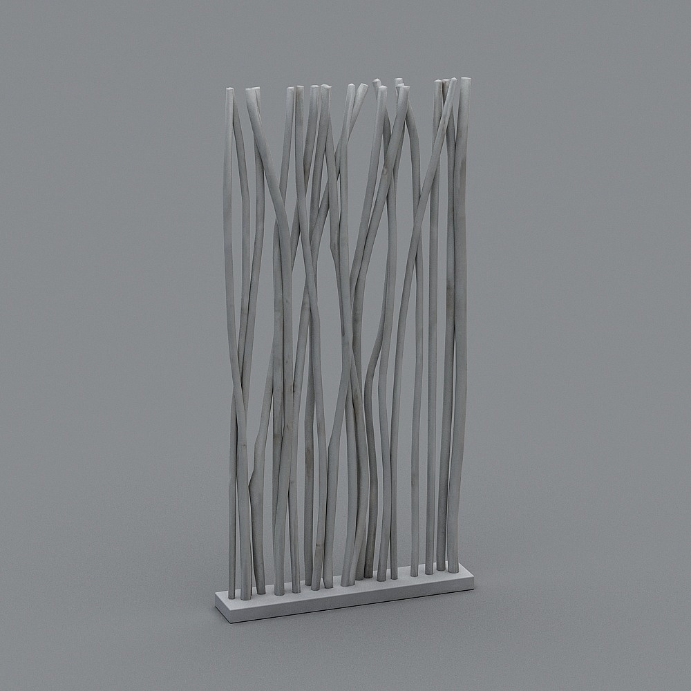 Natural Net Low Polygon 3D Model