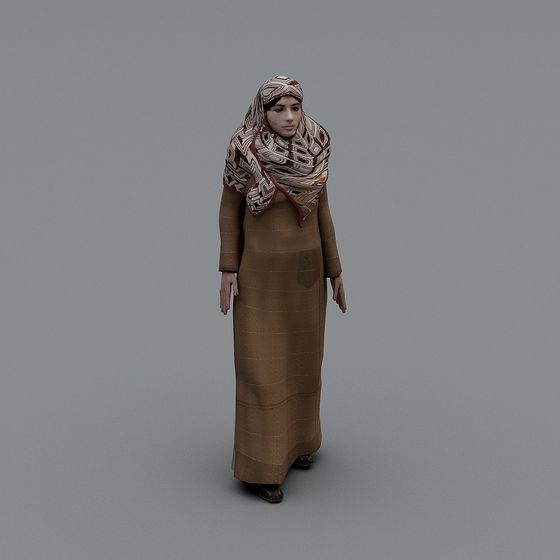 Urban Veil Low-Poly 3D Model
