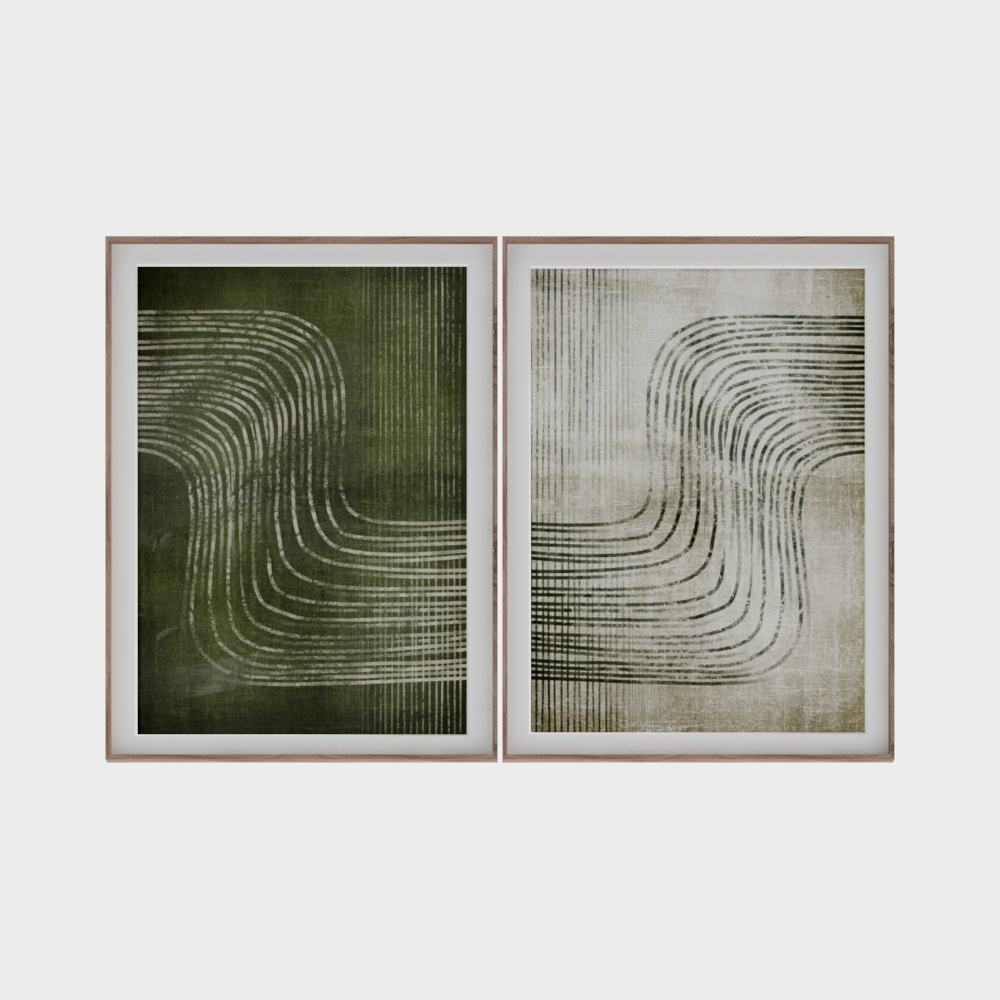 Wabi-Sabi Style Painting