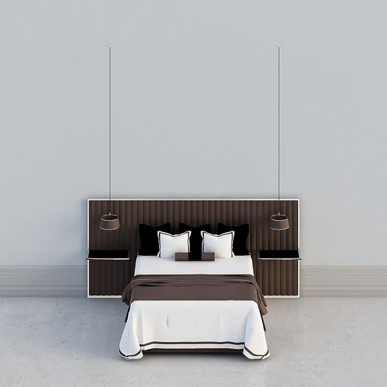 Urban Bedroom 3D model