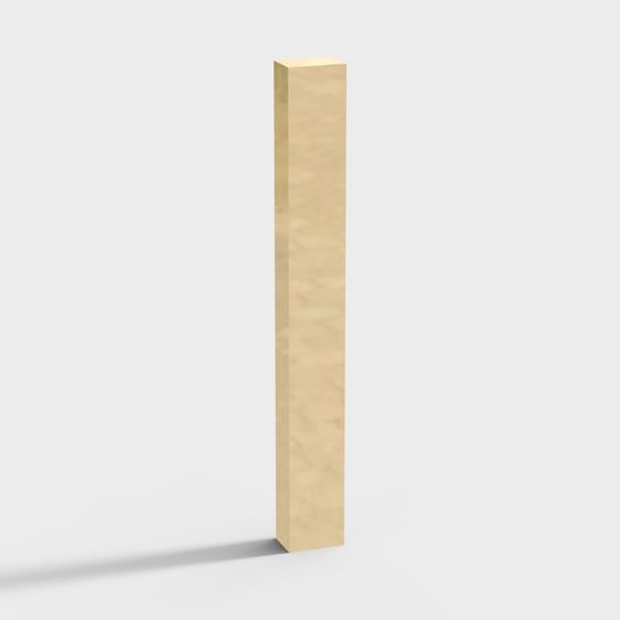 Minimalist Column 3D model for Creative Projects