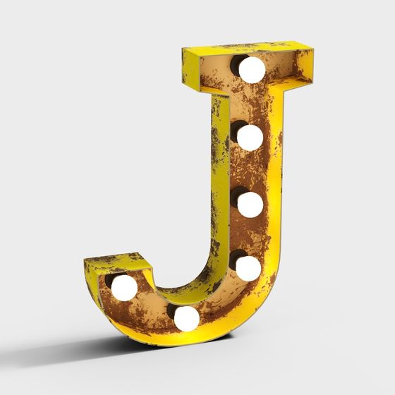 산업 스타일 텍스트 J