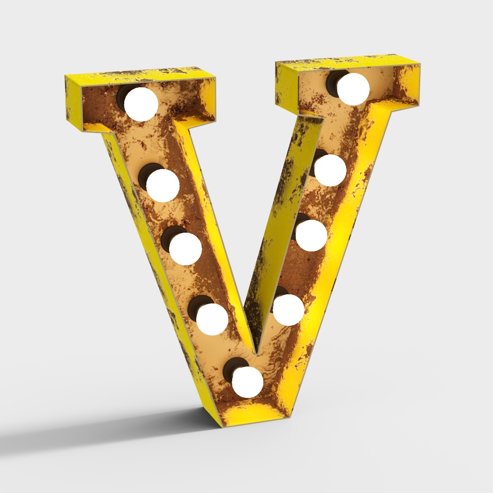 Industrial style text V