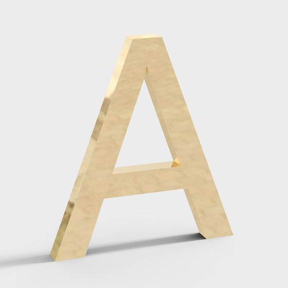 Custom Text 3D Model in Wood Color