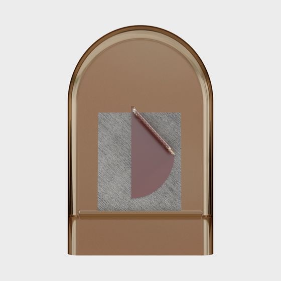 Arched Window Decor 3D model