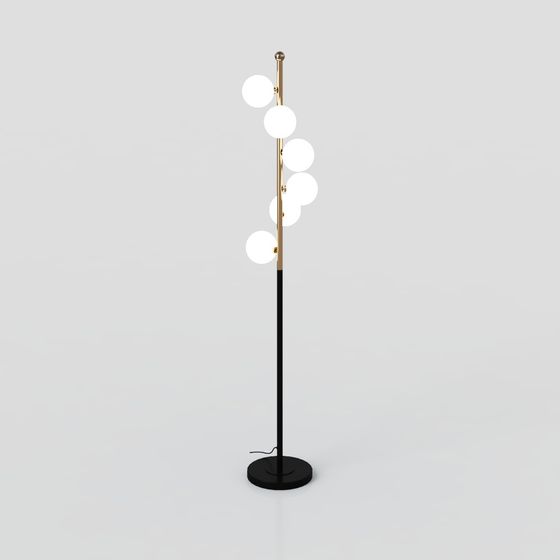 Elegant Minimalist Floor Lamp 3D model
