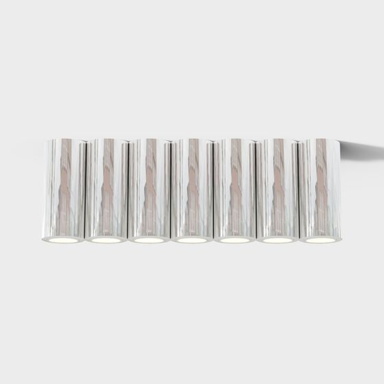 Stylish Luminescent Cylinder Light 3D model