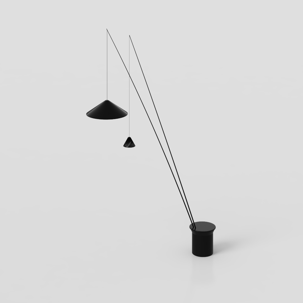 Elegant Balance Lamp 3D model