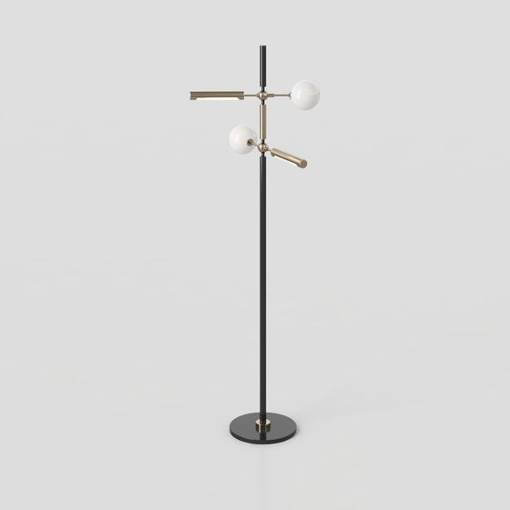 Stylish Minimalist Floor Lamp 3D model