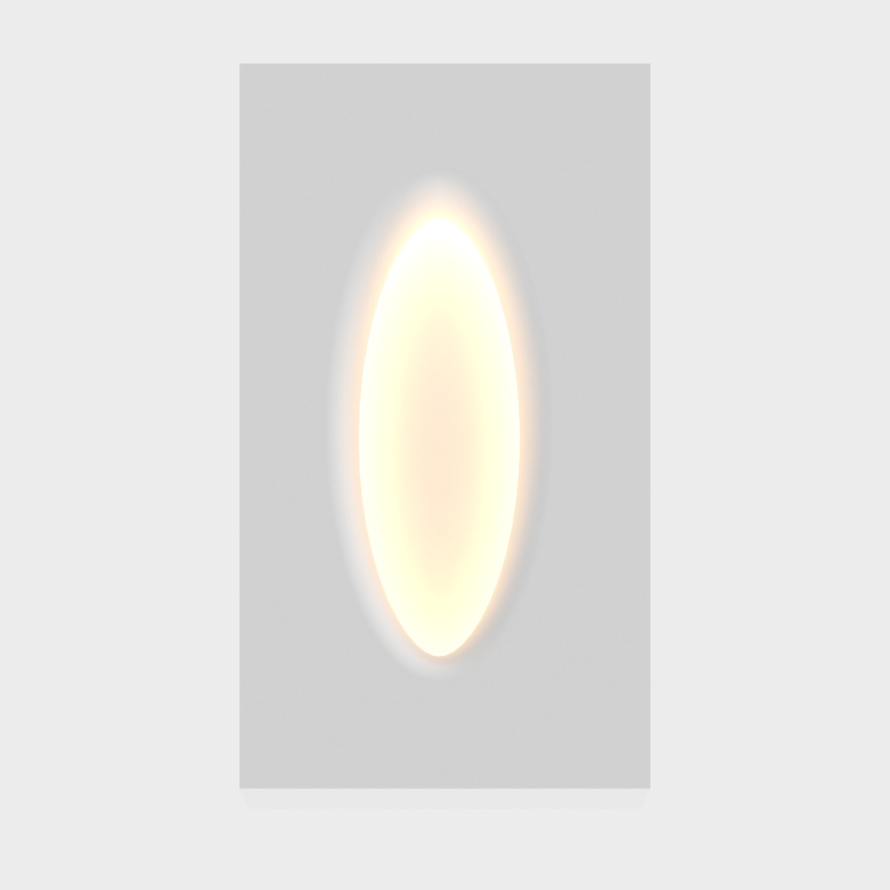 Oval Light Window 3D model