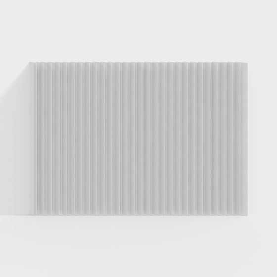 Linear Wall Panel 3D model for Creative Designs