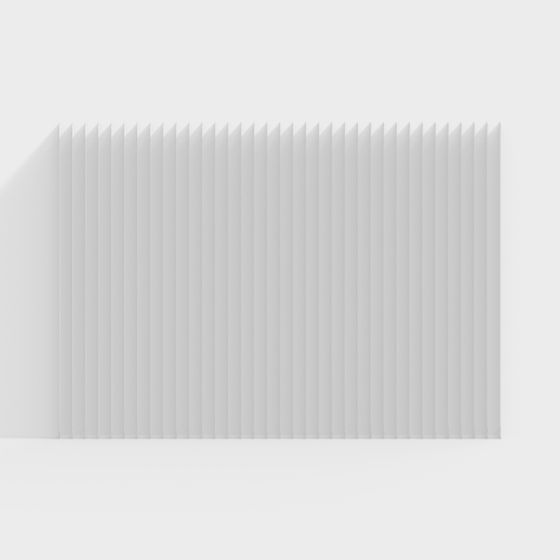 Origami Wall 3D model for Contemporary Designs