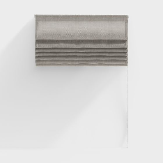 Stylish Low-Polygon Gray Shutter 3D model