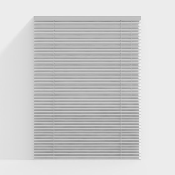 Elegant Louvered Window 3D model for Modern Spaces