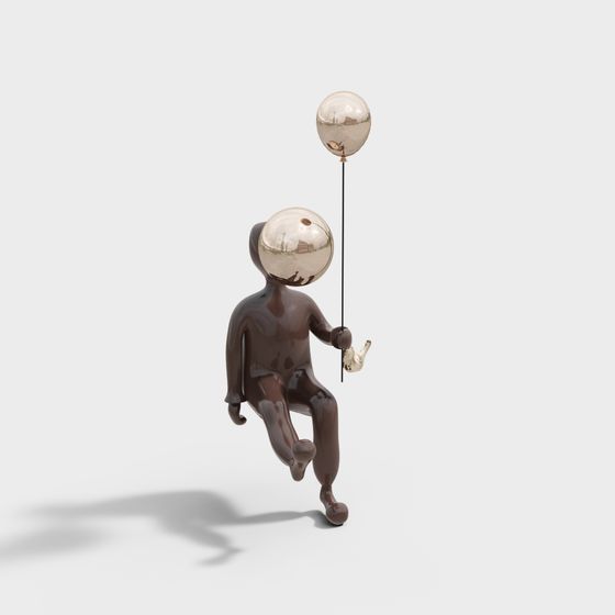 Choco Balloon Kid 3D model