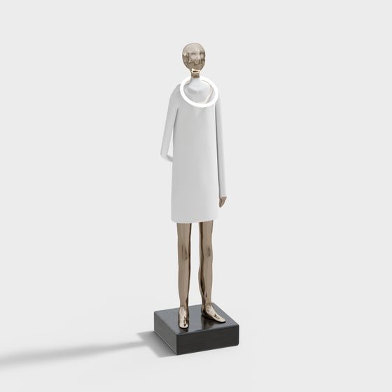Urban Fashion Mannequin 3D model