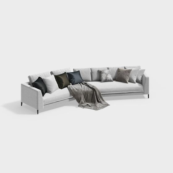 Urban Comfort Sofa 3D model