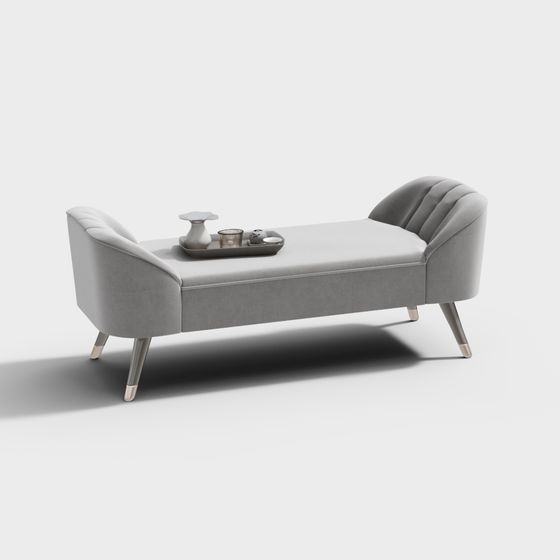 Elegant 3D Model Sofa Chair for Modern Interiors