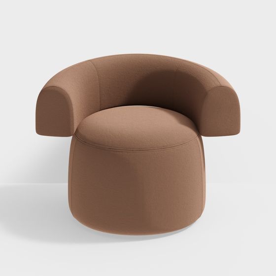 Cozy Lounge Chair 3D model for Stylish Interiors