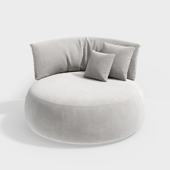 Unique Low Polygon 3D Sofa Chair Model