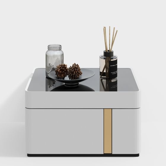 Urban Living Room Side Table 3D model