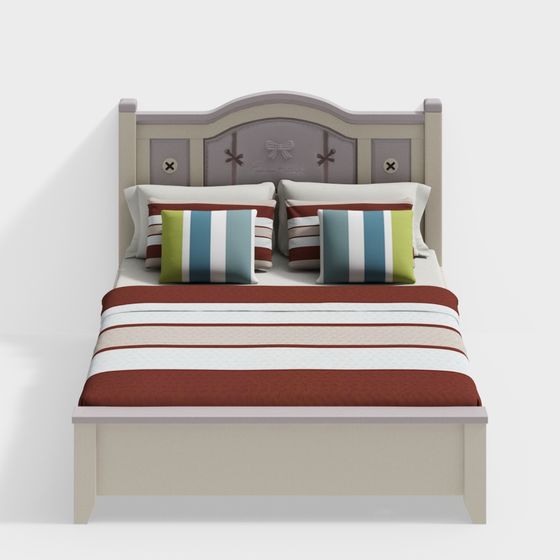 Charming Princess Bedroom 3D model