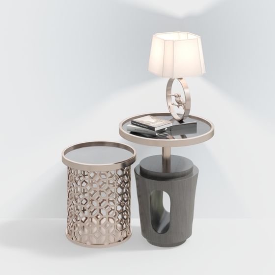Elegant Side Table 3D model