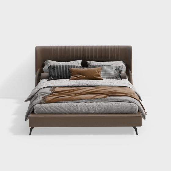 Urban Comfort Bed 3D model