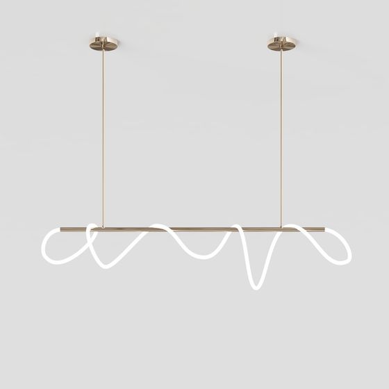 Streamlined Chandelier 3D model