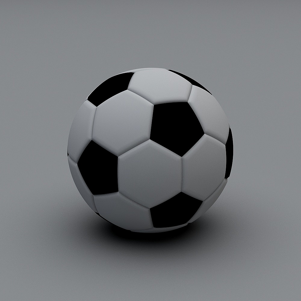 Classic Soccer Ball 3D Model