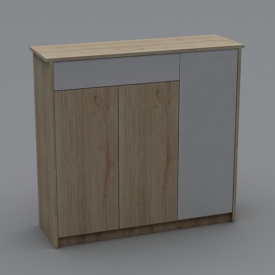 Urban Corner Storage Cabinet 3D model