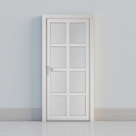 Minimalist Interior Door 3D model