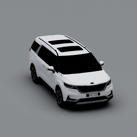 Stylish Low-Poly SUV 3D model for Creative Projects