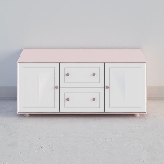 Minimalist Sideboard 3D model for Elegant Interiors
