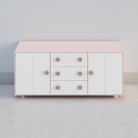 Minimalist Sideboard 3D model