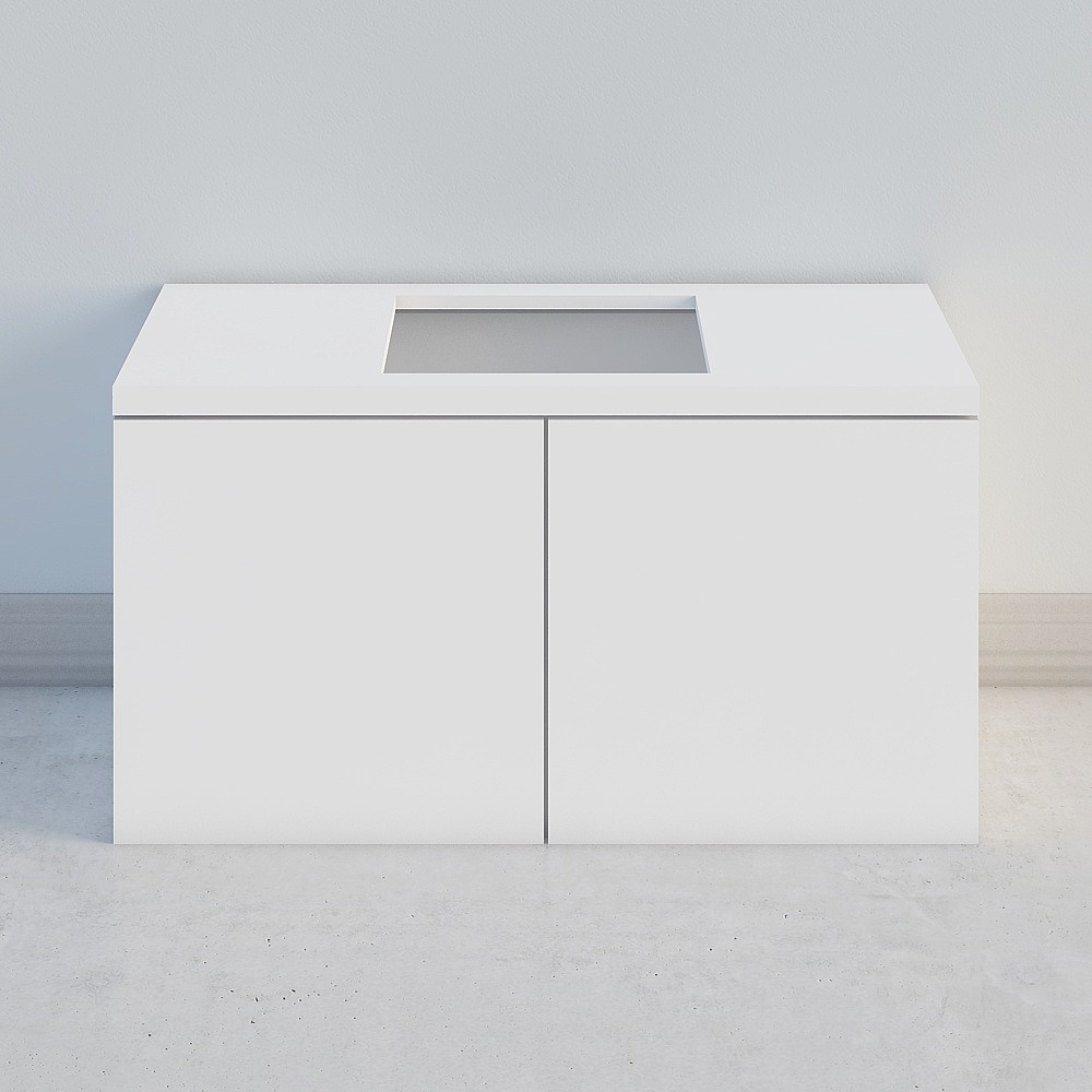 90 hängender Waschtisch