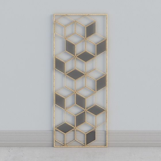 Cubic Mirror Frame 3D model