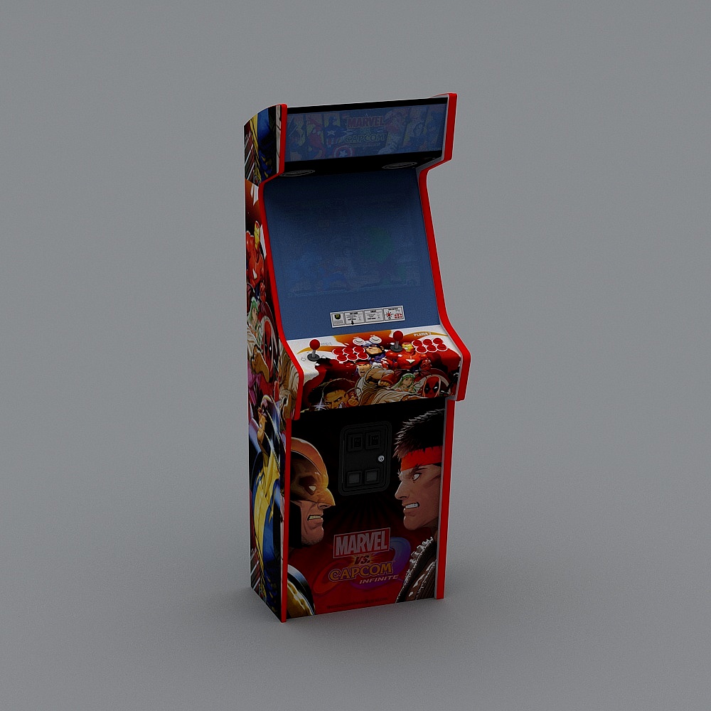 Arcade Cabinet 3D Model