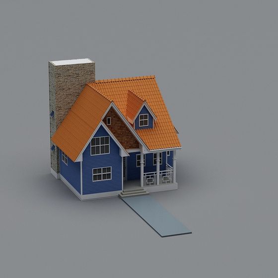 Cozy Cottage 3D Model
