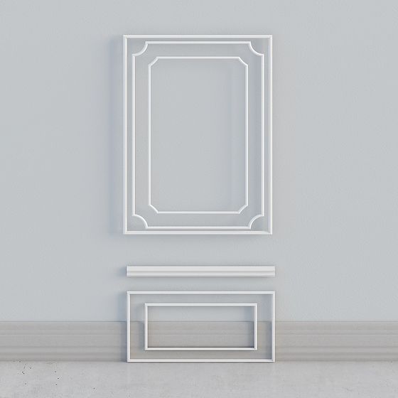 Elegant Frame 3D model for Modern Aesthetics