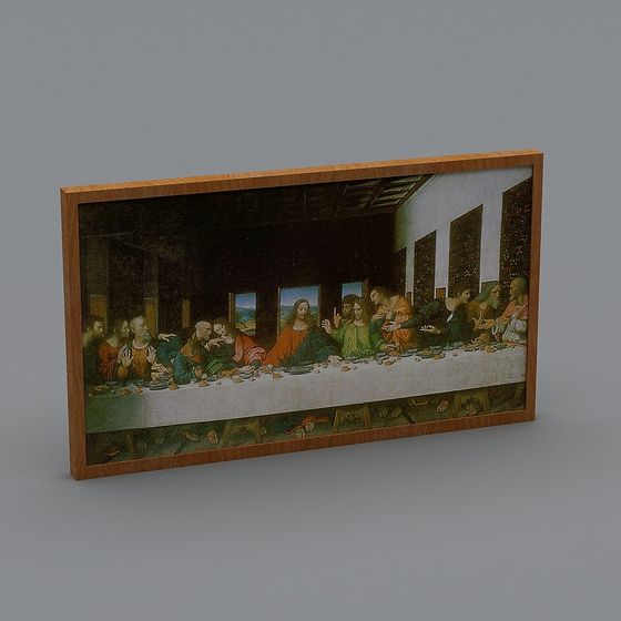 The Last Supper 3D model