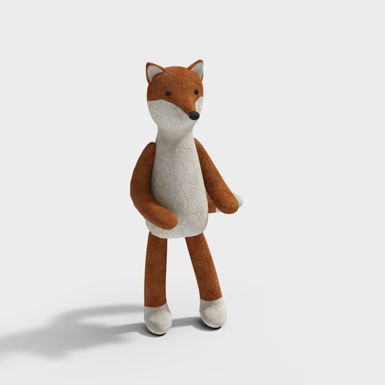 Charming Forest Fox 3D model