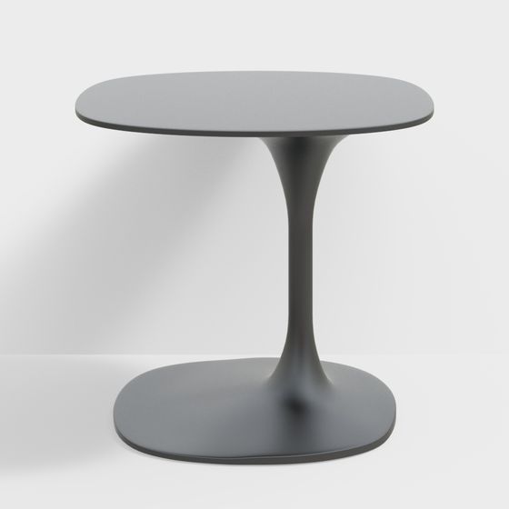 Stylish Low-Poly Round Table 3D model
