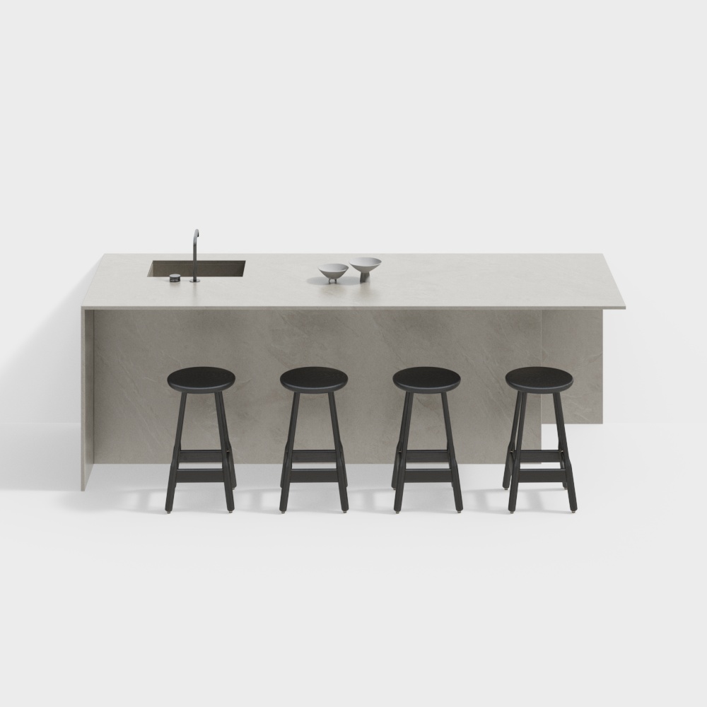 PAOLO CASTELLI modern bar stool combination
