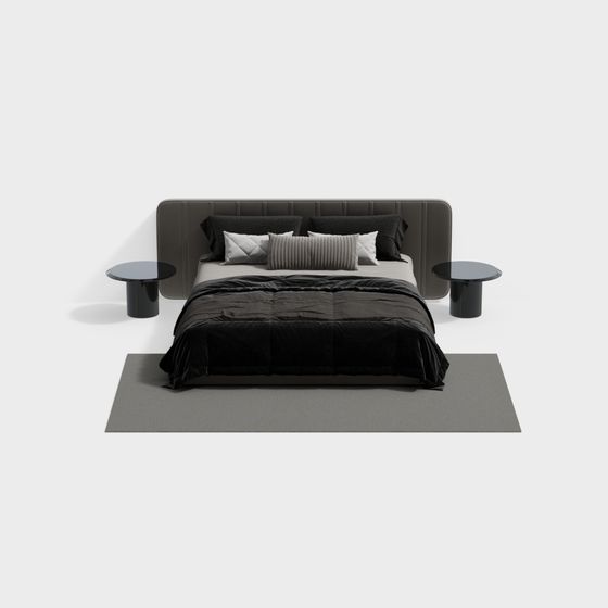 Pertica Modernes Doppelbett