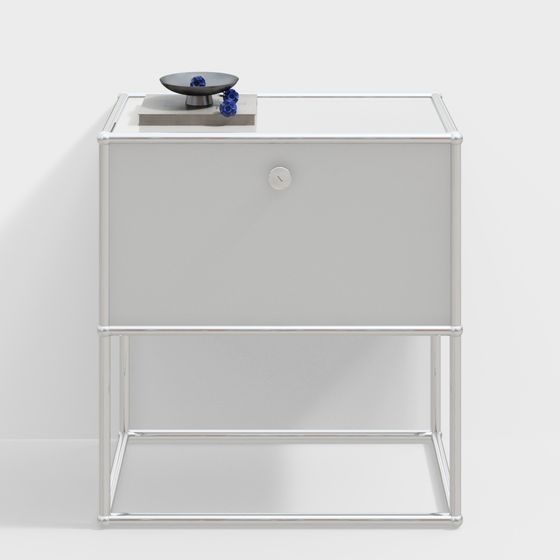 Stylish Modern Nightstand 3D model