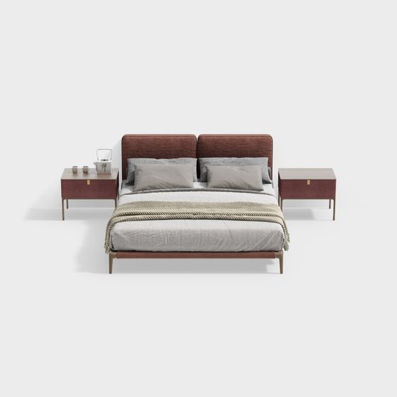 Urban Retreat Bed 3D model